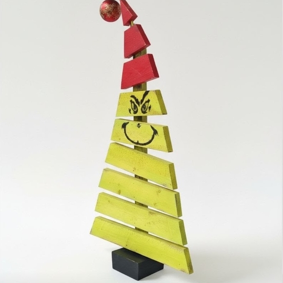 Handmade Grinch Tree - Picture 2 of 3